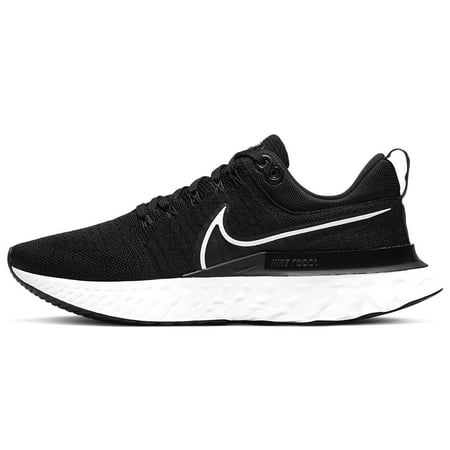 Nike Men's React Infinity Run 2 Running Shoe, CT2357-002 (Black/White/Iron Grey, 8)