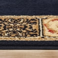 thumbnail image 5 of Superior Classic Elegant Floral Medallion Power-Loomed Indoor Area Rug, Midnight Blue, 5' x 5' Square, 5 of 7