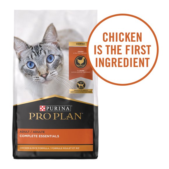 Purina Pro Plan Complete Essentials Chicken & Rice Formula, Dry Cat Food 7.26kg