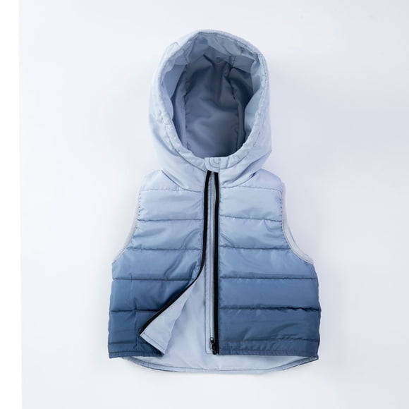 WENXIAOO Toddler Boys Girls Puffer Vest Boys Vest Cute Jackets Sleeveless Lightweight Puffer Jacket Outerwear Vests for Children 9-12 Months