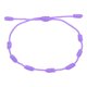 thumbnail image 1 of Pulsera Uxcell 7 Nudos, Pulsera de Protección de Cordón Ajustable Hecha a Mano de Buena Suerte Trenzada para Regalo de Mujeres y Hombres, Púrpura, 1 of 5