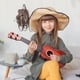 thumbnail image 5 of Guitarra de ukelele con patrón de hipopótamo | Instrumento de plástico jugable | Diseño de animales lindos | Selección de color aleatorio | Duradero | Aprendizaje temprano de la música | Tamaño de, 5 of 6