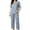 Dark Gray, variant on Under $10 Pajama Sets CNJKEHIUV Women's Cotton Pajama Set Short Sleeve Top & Pants 2-Piece Summer Sleepwear