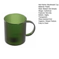 thumbnail image 5 of TNOBHG Easy to Clean Mouthwash Cup Transparent Plastic Mouthwash Cup with Striped Texture Easy to Clean Non-slip Bottom Modern Simple Washing Cups for Home, 5 of 8