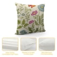 thumbnail image 4 of GOSMITH Sage Green Floral Pillow Covers Spring Wild Flower Decorative Throw Pillows Outdoor Summer Plant Print Farmhouse Pillowcases Cushion Case Decor for Home Sofa Couch Bed, 4 of 5