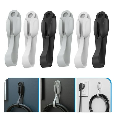 GOOHOCHY 6 Pcs Cord Keepers for Cables Winder Bra Adhesive Organizer