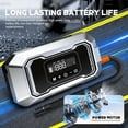 thumbnail image 4 of Tire Inflator Air Compressor, Digital Car Tire Pump 12V DC, Portable Car Accessories for Men, Electric Air Pump 150 PSI For Car Tires, Bikes, Football, Preset Tire Pressure & Auto Shut off, 4 of 9