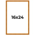 thumbnail image 2 of 16x24 Honey Brown Real Wood Picture Frame Width 0.75 inches | Interior Frame Depth 0.5 inches |, 2 of 8