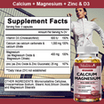 thumbnail image 5 of Mulittea Calcium Magnesium Zinc with D3, Bone & Muscle Support, 240 Ct, 2 Pack, 5 of 5