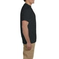 thumbnail image 2 of Fruit Of The Loom Men's Short Sleeve T-Shirts Multipack Regular Fit Knit Jersey Crewneck Irregular Tees Heather Charcoal 3-Pack Small, 2 of 4