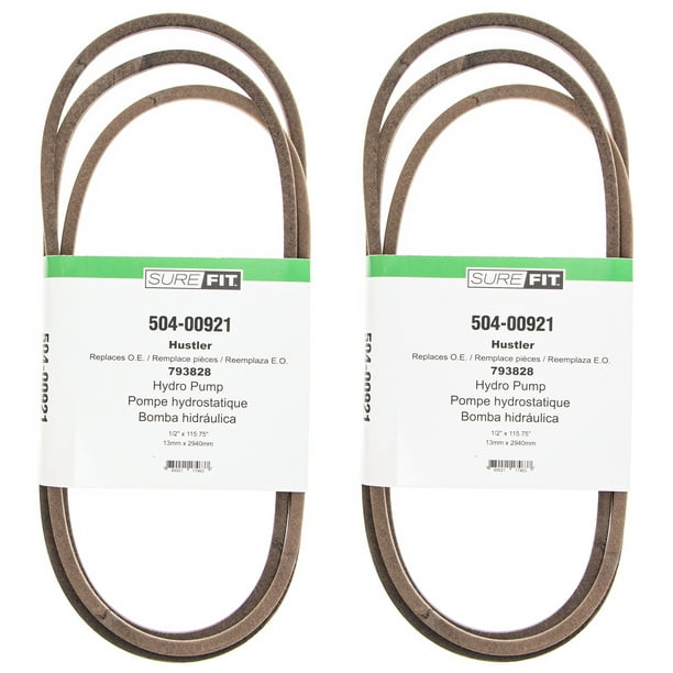 SureFit Hydro Pump Drive Belts Replacement for Hustler 793828 Mini