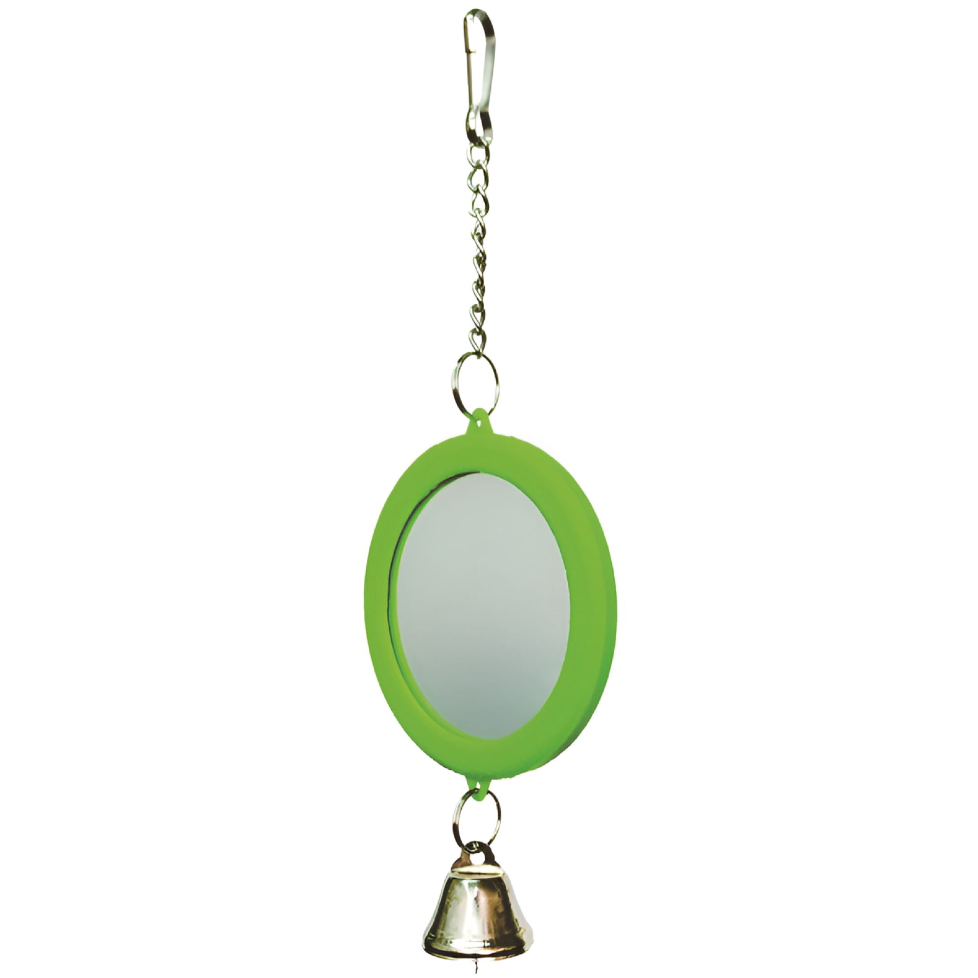 BESTSKY Pet Bird Mirror with Bell Interactive Parrot Toy Bird Cage Mirror for Cockatiel Parakeets Canaries,Bird Toys,Parakeet Toys,Parrot Toys,Cockatiel Toys,Bird Cage Accessories
