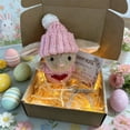 thumbnail image 7 of ERTZAE&nbsp;Bunny Hug Cute Easter Crochet Doll with LED Light,18cm Pink,Inspirational Card Included,Easter Bunny Plush in a Box: 2026 Mini Hugging Rabbit,Inspirational Basket Stuffer, 7 of 7