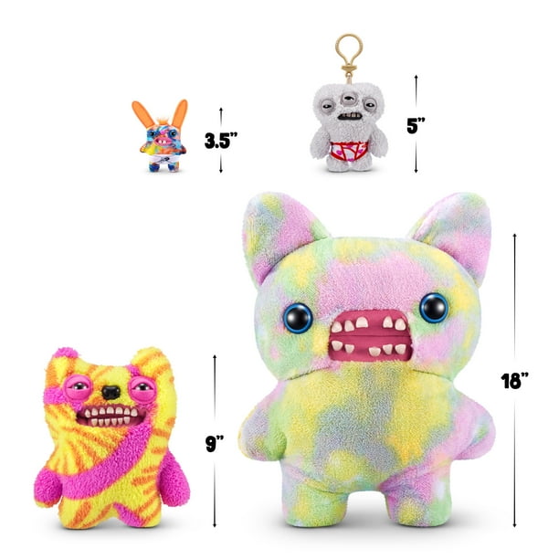 Fuggler Key Rings 5 inch (Annoyed Alien), Funny Ugly Monster Soft