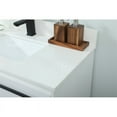 thumbnail image 4 of 36 inch single bathroom vanity in white with backsplash, 4 of 8