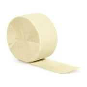 Party Central Crepe Party Streamers - 81' - Cream - Club Pack of 12