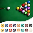 thumbnail image 2 of Fdit 16PCS Eco‑friendly Resin Mini 2.5CM Children Billiard Ball Toy Pool Table Accesssory,Resin Billiard Ball,Billiard Table Accesssory, 2 of 8