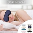 thumbnail image 2 of Eye Mask Gentle Fabric Cover Foldable Design Sleep Eye Shield Blocks Sunlight For Day And Night Use, 2 of 9
