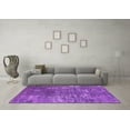 thumbnail image 3 of Ahgly Company Indoor Rectangle Oriental Purple Industrial Area Rugs, 7' x 10', 3 of 4