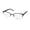 black, variant on VERA WANG LUXE ASTER CATEYE/BUTTERFLY HALF-RIM TITANIUM EYEGLASS FRAME/GLASSES