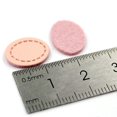 thumbnail image 5 of Abbracc 50 Pieces Leather Labels Handmade Embossed Tag DIY Garment for Shoes Hats Oval, 5 of 5