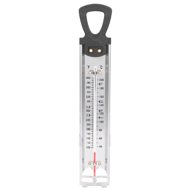 Candy/Jelly/Deep Fry Thermometer, Stainless Steel, with Pot Clip