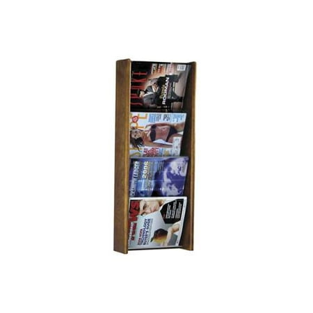UPC 025719063269 product image for 4 Tier Wood Wall File Organizer (Mahogany) | upcitemdb.com