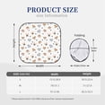 thumbnail image 3 of Windshield Sun Shade, Cute Dog Bone Footprints Foldable Car Sun Shade Windshield For Front, 2 Pieces, 3 of 4