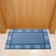 thumbnail image 4 of Tapete antideslizante para puerta (1 unidad), alfombra de terciopelo para sala de estar, alfombra gruesa de microfibra con base antideslizante para entrada (azul)., 4 of 9