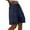 Blue, variant on adviicd Women's Summer Casual Cargo Shorts Elastic Waist Drawstring Hiking Bermuda Shorts with Pockets Green, XL