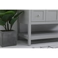 thumbnail image 5 of 48 inch Single Bathroom Vanity in Gray with Backsplash, 5 of 8