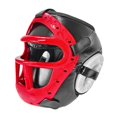thumbnail image 4 of Casco de boxeo, casco de Kickboxing, ligero, ventilado, entrenamiento de Mma, casco de Muay Thai, casco de boxeo para Sanda Muay Thai M Máscara Roja, 4 of 8