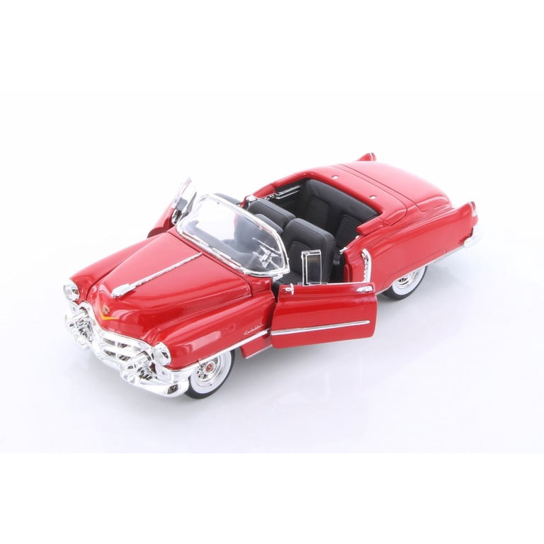 1953 Cadillac Eldorado Convertible Open Top, Red - Welly 22414CH