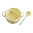 thumbnail image 1 of Cuenco para sopa, cuenco para servir, redondo, práctico, multiusos, para fideos instantáneos, con tapa, asas y cuchara, cuenco de cerámica para fideos, 1 of 8