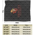 thumbnail image 3 of Trinity University Ultra-Soft Micro Fleece Blanket Soft Comfortable Flannel Blanket Available for Bed Couch Living Room, 3 of 8