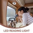 thumbnail image 3 of OULII Reading Lamp for Bedroom RV Spot Lights Interior Acrylic Silver 1Set, 3 of 7