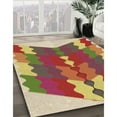 thumbnail image 3 of Ahgly Company Machine Washable Indoor Rectangle Transitional Grapefruit Red Area Rugs, 2' x 4', 3 of 7