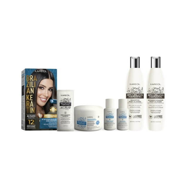 Kit Alisado Brasileño KAREOL Todo tipo de cabello 3 Piezas