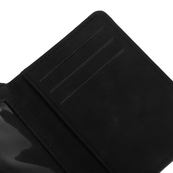 ELAYARD Ultrathin Vertical Men Wallet Card Holder Organizer for Driver License Black