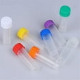 thumbnail image 5 of Nvzi 25pcs 5ml Lab Plastic Frost Test Tubes Vial Seal Cap, Graduated Marks Centrifuge Tubes Skirted Conical Bottom for Laboratory School Educational - Yellow, 5 of 5