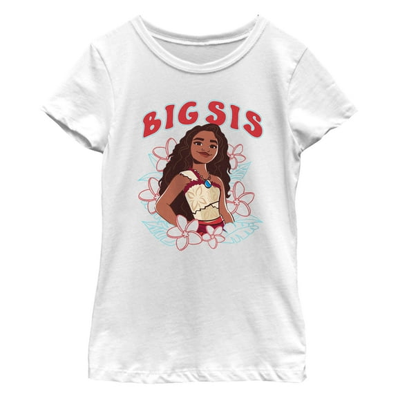 Girl's Moana 2 Big Sis  Graphic T-Shirt