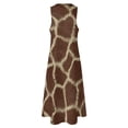 thumbnail image 5 of Giraffe Skin print Long Dress Party dresses women formal occasion dresses, 5 of 6