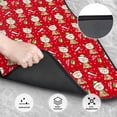 thumbnail image 3 of Sikiie cute Christmas Moose Car Foot Mat Set of 4 Pieces Basics Universal Fit Rubber Carpet Floor Mats For Car SUV Van & Truck, 26.8"L x 17.3"W (Front), 13"L x 17.3"W(Rear), 3 of 6