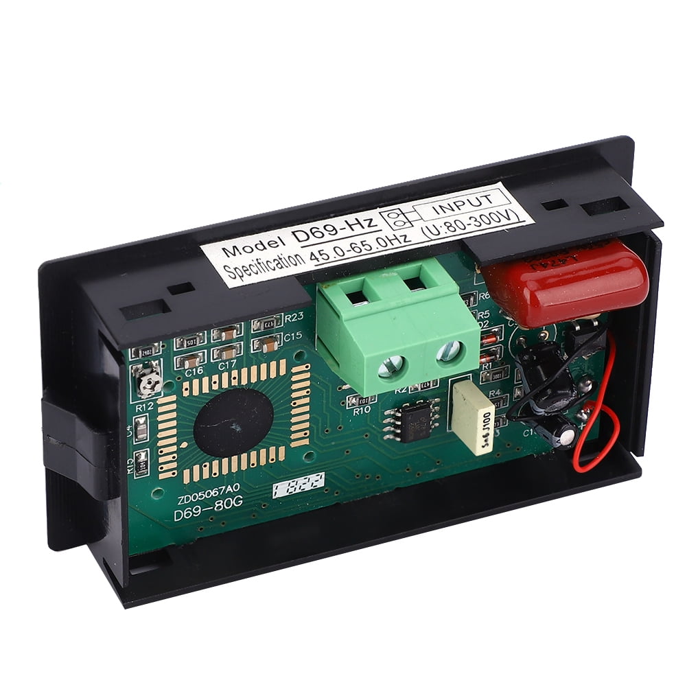 Lfth LED Digital Display Circular Two-wire Voltmeter DC Digital
