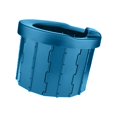 thumbnail image 4 of Inodoros portátiles, orinal, inodoros multiusos para acampar para adultos y niños, para navegar al aire libre, interior, mochila, coche de pesca azul Cola Baño portátil, 4 of 8