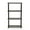 Gray and Black, variant on Furinno Turn-S-Tube 23.6†W x 11.4 D x 43.25 H 4-Shelf Decorative Shelves, Gray and Black