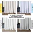 thumbnail image 3 of Half Price Drapes White Heritage Plush Velvet Room Darkening Curtains (1 Panel), 50W X 84L, 3 of 12