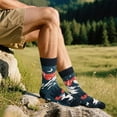 thumbnail image 4 of Funny Socks for Men Women Teens -I'D RATHER BE IN THE MOUNTAINS Crazy Silly Socks -Birthday Novelty Outdoor Sock Gifts for Hiker -Hiking Gear Father Fun Gift Ideas Christmas Stocking Stuffers, 4 of 7