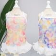 thumbnail image 5 of Walbest Pet Dog Dress Charming Acrylic Fiber Breathable Flower Cats Dogs Clothes for S-2XL Dogs Puppy, 5 of 7