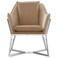 thumbnail image 1 of Ceets AC052-FN Origami Accent Chair, Fawn, 1 of 1